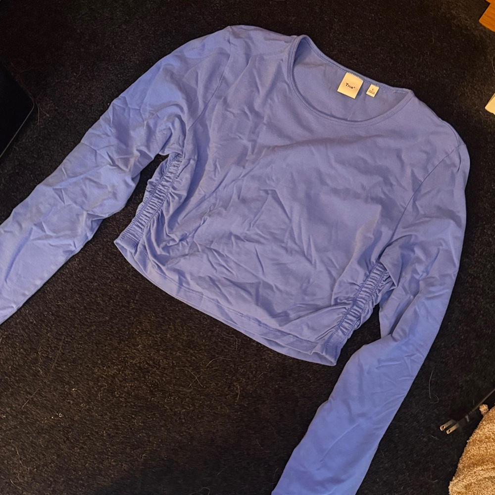 TNA Blue Long Sleeve Top